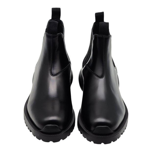 Dior Combat Chelsea Boots - Polished Calfskin - Black - 40