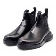 Dior Combat Chelsea Boots - Polished Calfskin - Black - 45