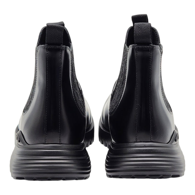 Dior Combat Chelsea Boots - Polished Calfskin - Black - 45