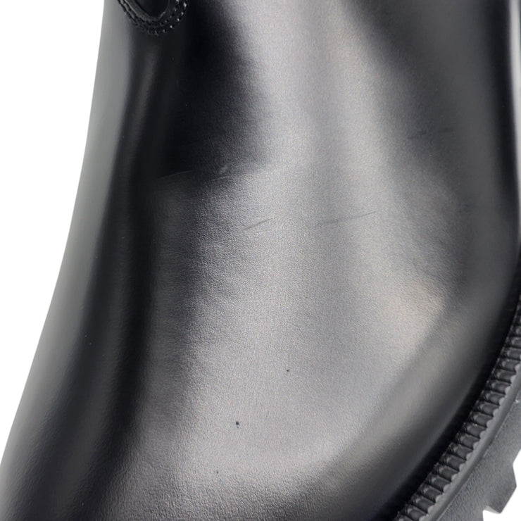 Dior Combat Chelsea Boots - Polished Calfskin - Black - 45