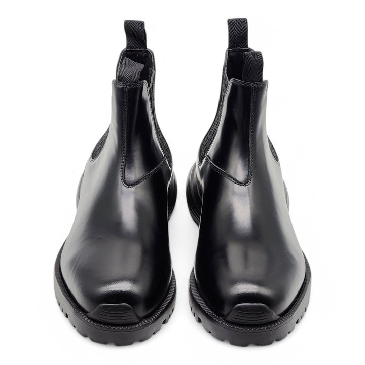 Dior Combat Chelsea Boots - Polished Calfskin - Black - 44