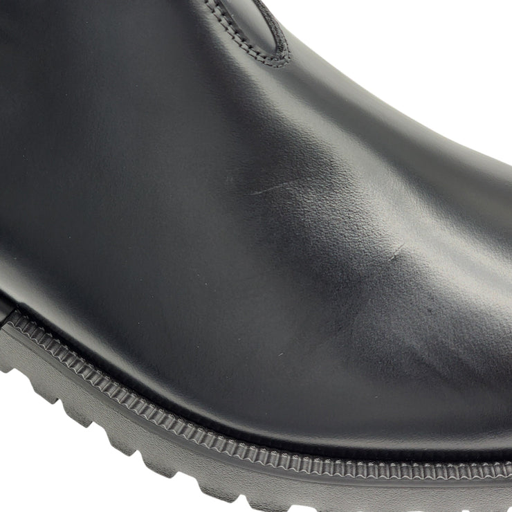 Dior Combat Chelsea Boots - Polished Calfskin - Black - 44