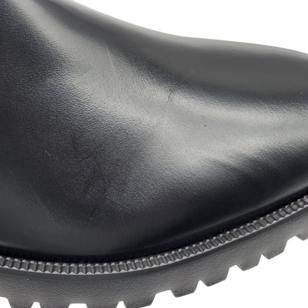 Dior Combat Chelsea Boots - Polished Calfskin - Black - 44