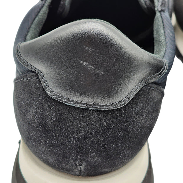 The Row Owen Runner Sneakers - Mesh and Suede - Black 36.5