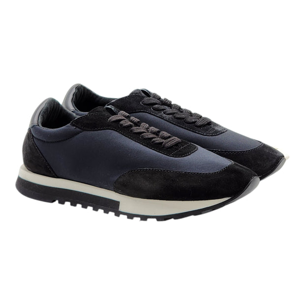 The Row Owen Runner Sneakers - Mesh and Suede - Black 37