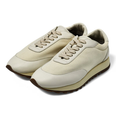 The Row Owen Runner Sneakers - Mesh and Leather - Beige 36