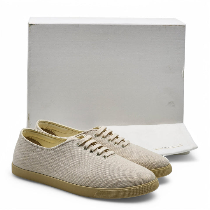 The Row Sam Sneakers – Canvas – Beige – 38