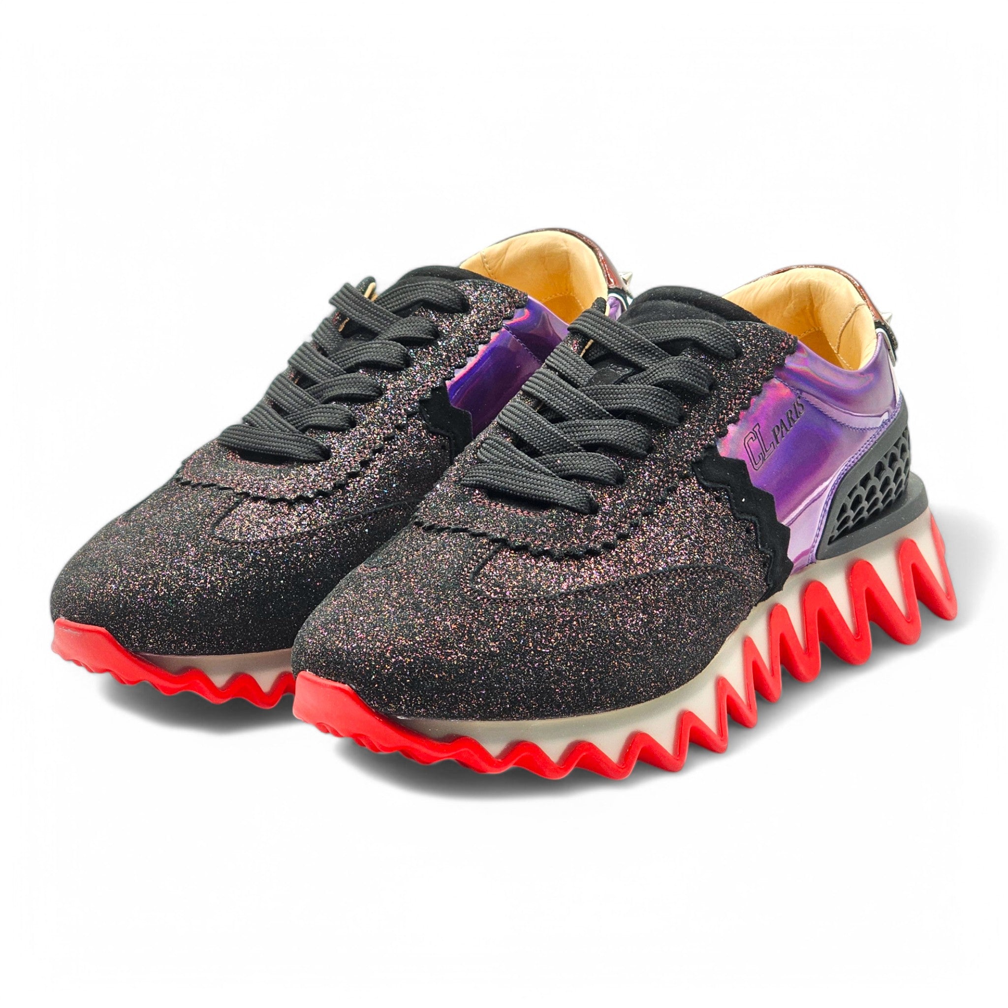 スニーカー Christian Louboutin Loubishark Glitter Iridescent- EU 40 Christian Louboutin Loubishark Glitter Iridescent Sneakers