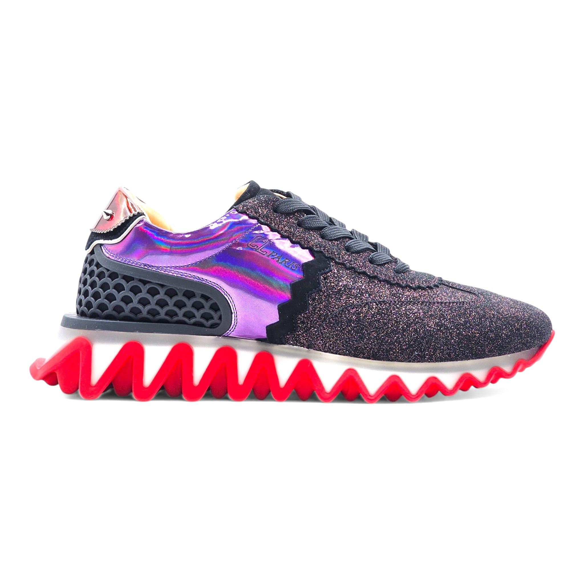 スニーカー Christian Louboutin Loubishark Glitter Iridescent- EU 42.5 Christian Louboutin Loubishark Glitter Iridescent Sneakers