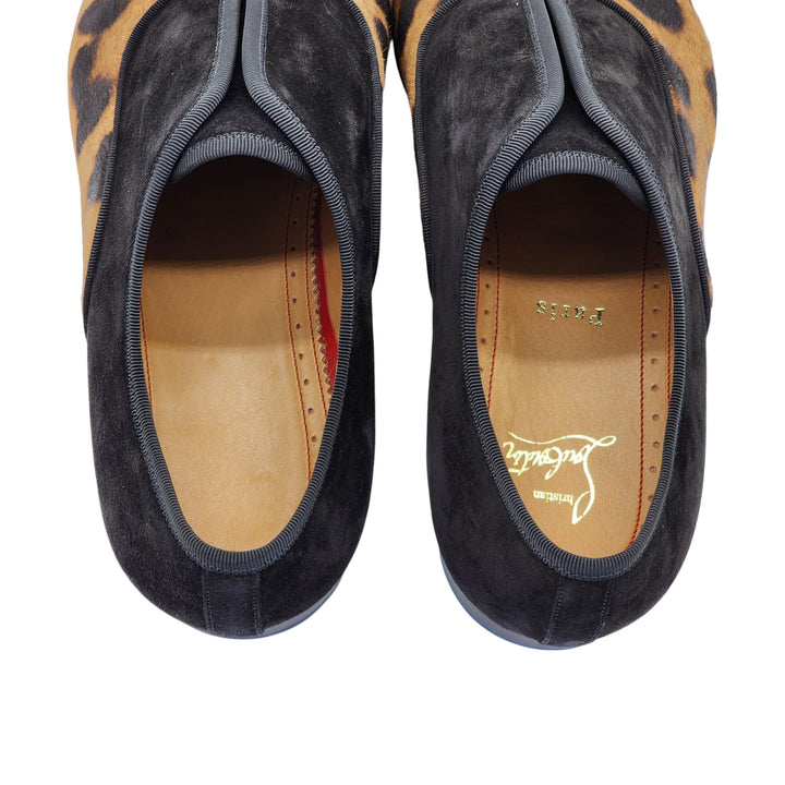 Christian Louboutin Alpha Male Oxford Shoes - Mixed Media - Leopard - EU 41 US 8