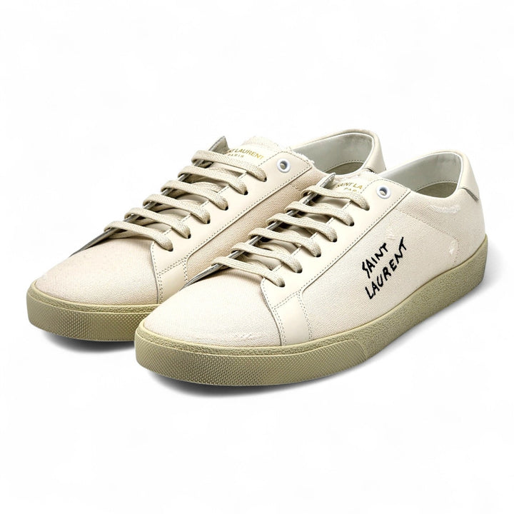 Saint Laurent Andy Court Classic SL/06 Sneakers White EU 45.5 US 12.5 New $785