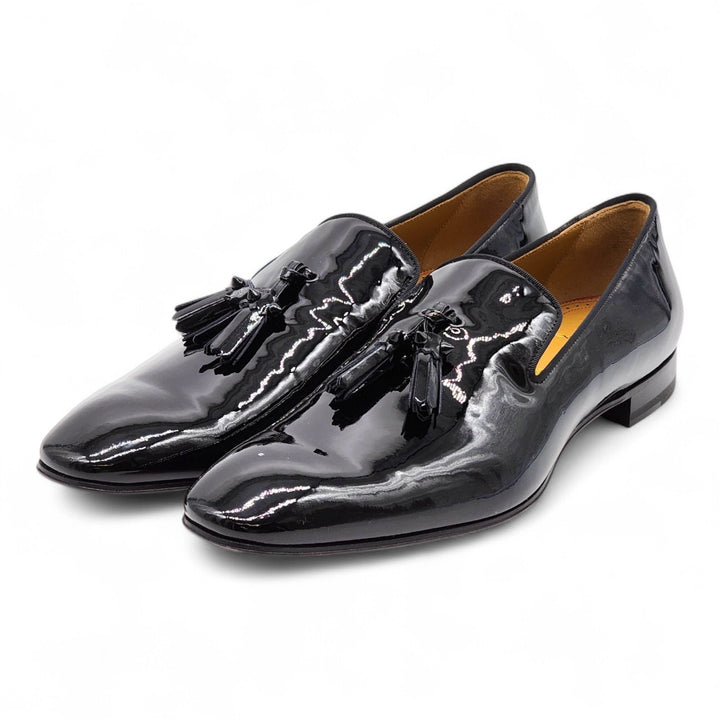Christian Louboutin Dandelion Tuxedo Leather Loafers Black EU 44 US 11