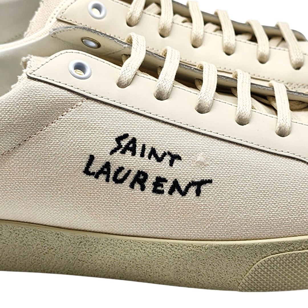 Saint Laurent Court Classic SL/06 Sneakers White EU 45 US 12 - New $785