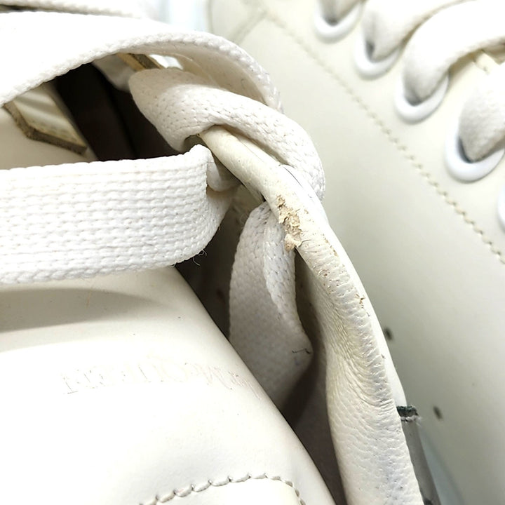 Alexander McQueen Oversized Leather Sneakers White EU 37 US 6.5