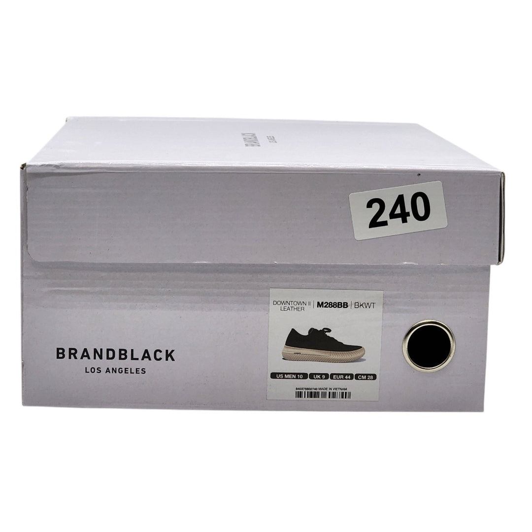 Brandblack Downtown Leather Sneakers M288BB-NWB Black White US 10 EU 44 - New