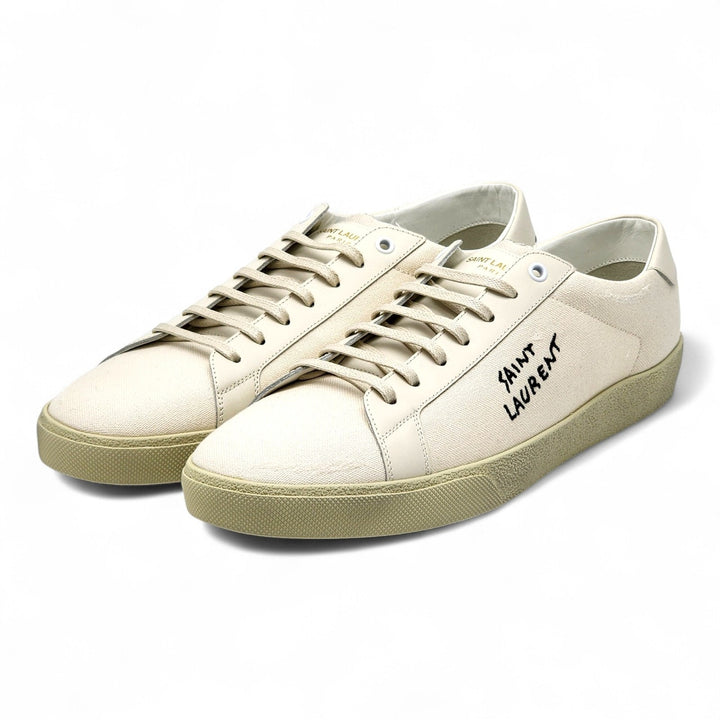 Saint Laurent Court Classic SL/06 Sneakers White EU 45 US 12 - New $785
