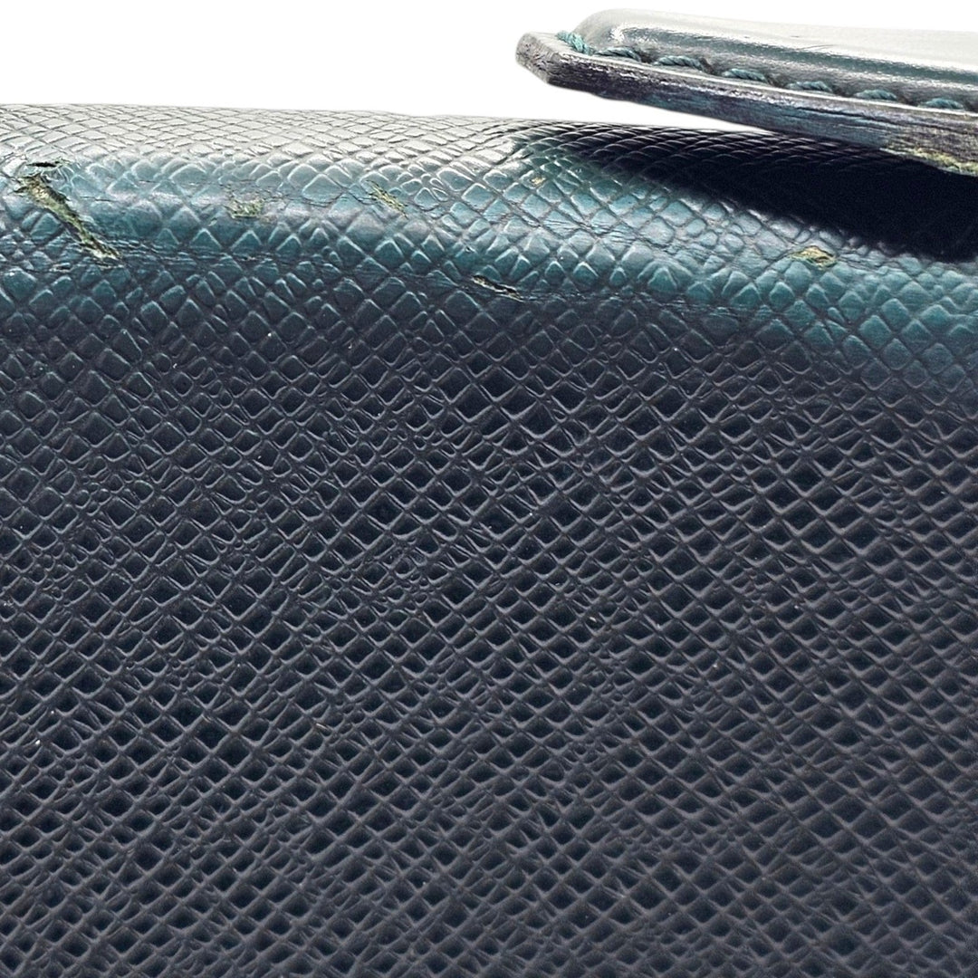 Louis Vuitton Taiga Leather Serviette Kourad Briefcase Epicea Green T16786