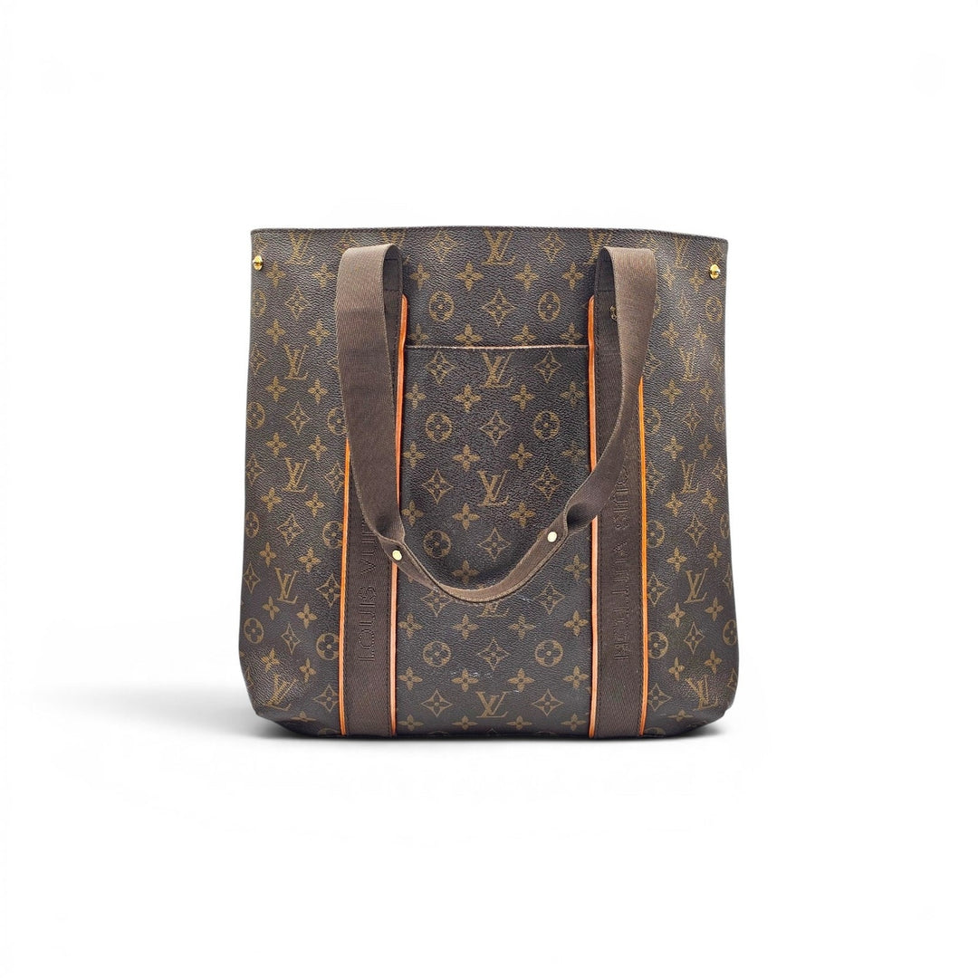 Louis Vuitton Monogram Cabas Beaubourg Unisex Tote Bag Brown