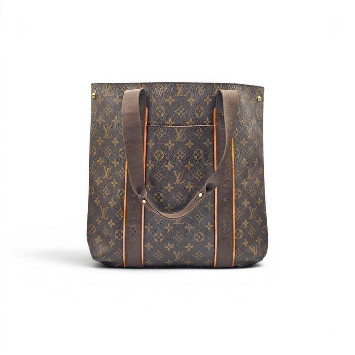 Louis Vuitton Monogram Cabas Beaubourg Unisex Tote Bag Brown