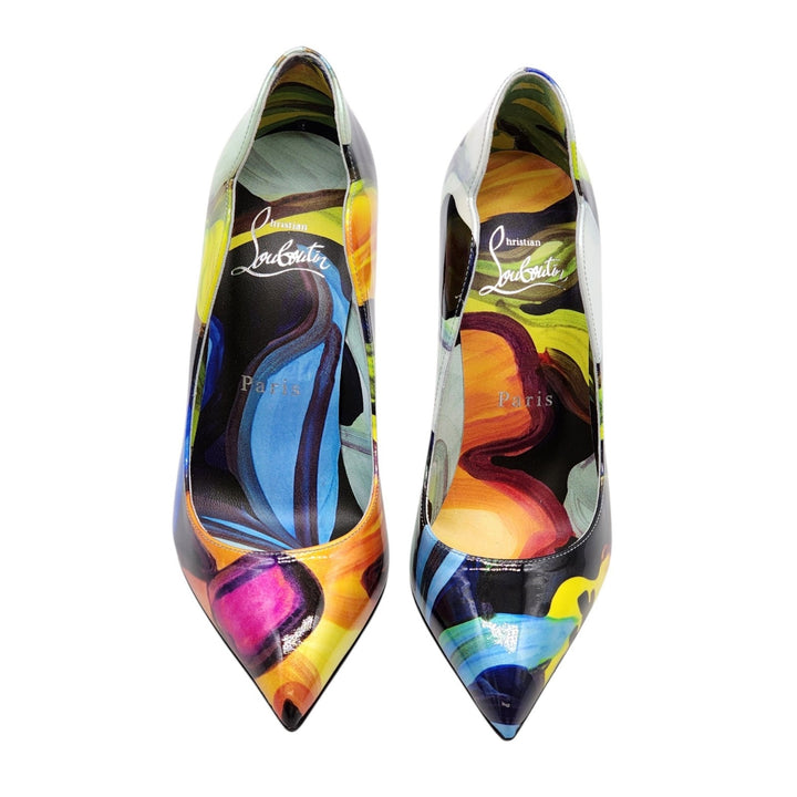 Christian Louboutin Hot Chick Leather Pumps Multicolor EU 34 US 4