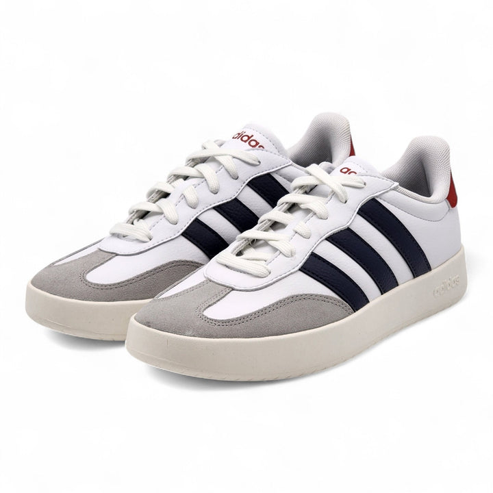 Adidas Barreda IH1228 Men's Leather Tennis Shoes White Navy Gray US 8.5