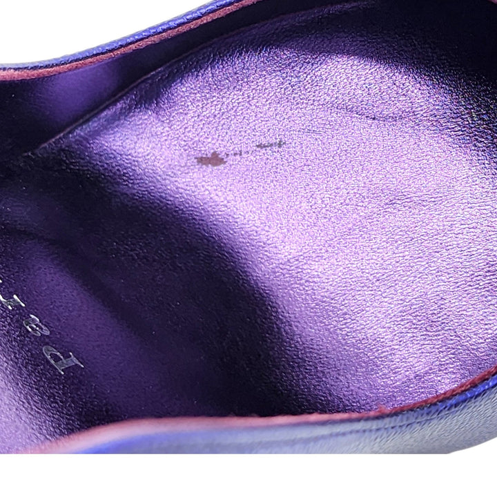 Christian Louboutin Hot Chick Leather Pumps 100 Purple EU 38.5 US 8