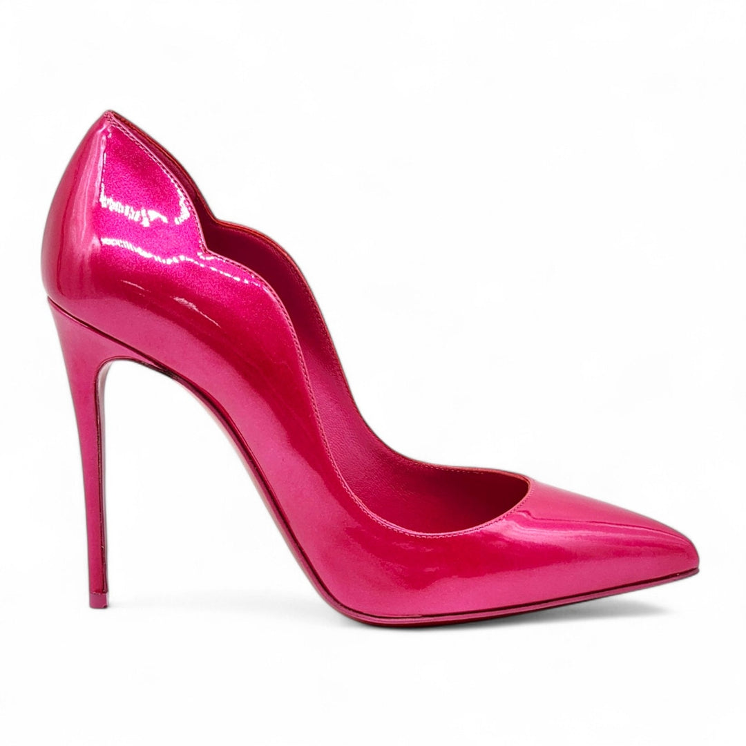 Christian Louboutin Hot Chick Patent Leather Pumps Hot Pink EU 36.5 US 6