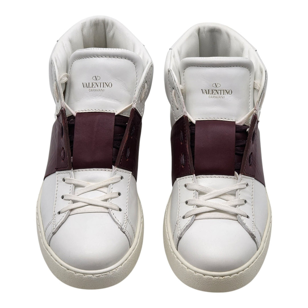 Valentino Garavani Open High Top Sneakers White EU 40 US 9.5W 7M - NWB $770