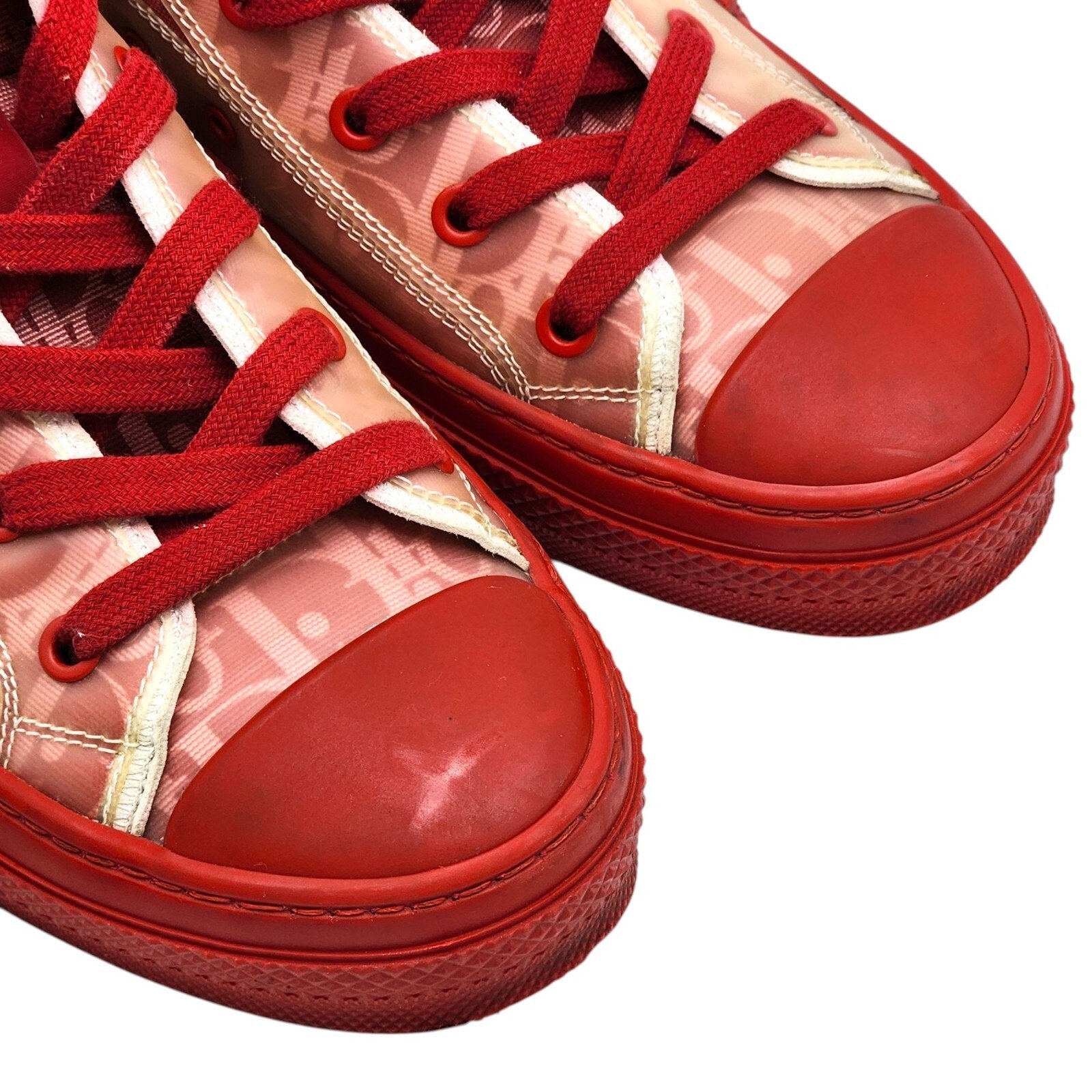Christian Dior B23 High-Top Oblique Sneakers Bordeaux/Rouge EU 39