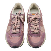 Golden Goose Running Sole Lace-Up Sneakers in Pink 35