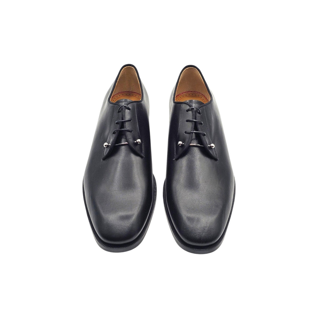 Christian Louboutin Chambeliss Leather Derby Shoes Black EU 44.5 US 11.5 $1350
