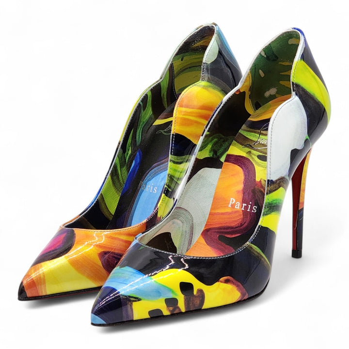 Christian Louboutin Hot Chick Leather Pumps Multicolor EU 34 US 4