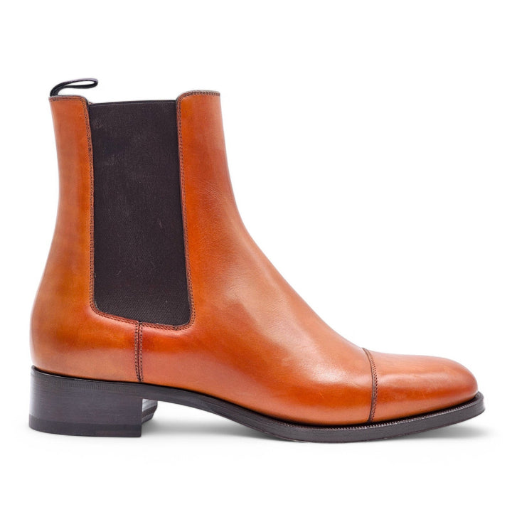 Christian Louboutin Antonio Leather Chelsea Boots Brown EU 41 US 8 - New $1350