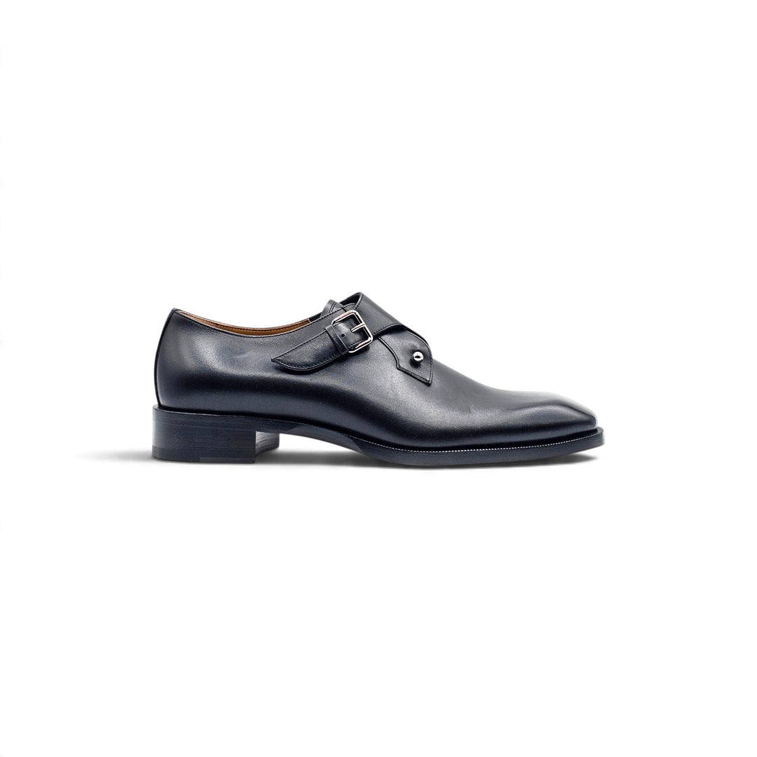 Christian Louboutin Chambelimonk Leather Derby Shoes Black EU 42.5 US 9.5