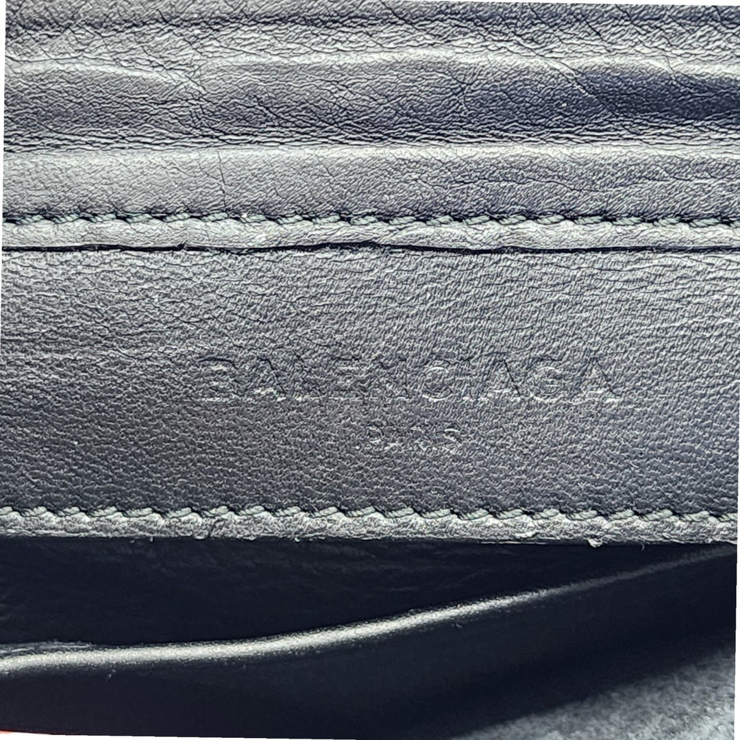 Balenciaga Papier Triple Crossbody Shoulder Bag Black SHW 357321