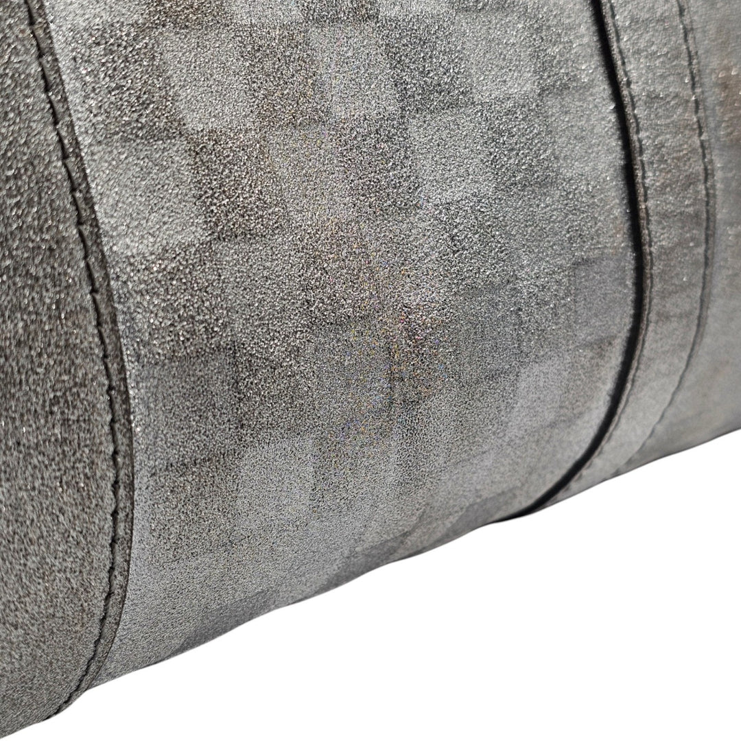 Louis Vuitton x Virgil Abloh Silver Glitter Damier Keepall 50 Bandoulière 2022