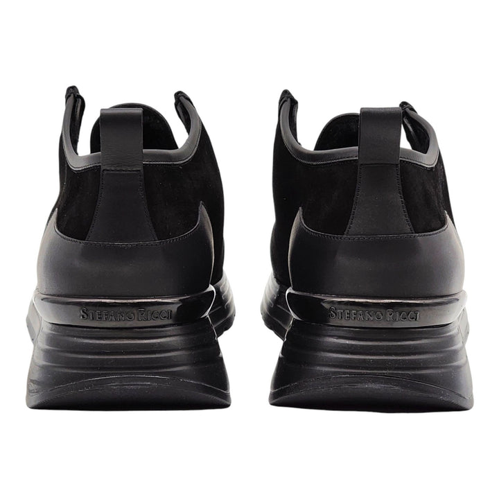 Stefano Ricci Men’s Black Suede Slip-On Sneakers EU 46 US 13 - NWOB $1800