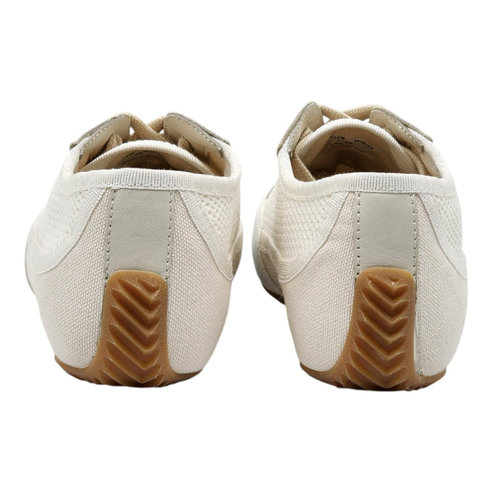 The Row Bonnie Canvas and Suede Sneakers Ivory EU 38 US 8