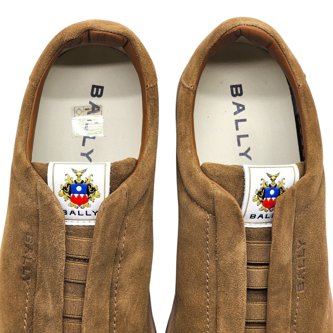 Bally Crest Romy Suede Slip On Men’s Sneakers Dark Brown