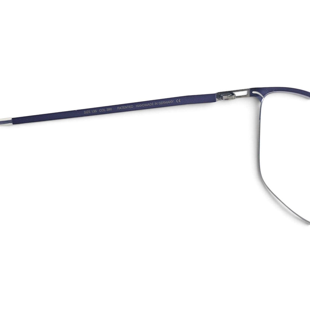 MYKITA LITE ERRKI Eyeglasses Navy Silver 54-17-135 Col 390 - NWB $850