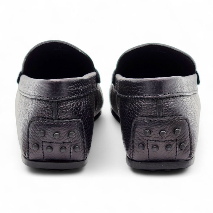 Tod’s for Ferrari Gommino Driving Leather Loafers Black UK 7 US 8.5