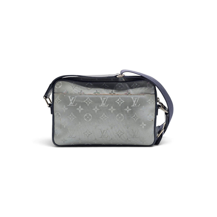 Louis Vuitton Monogram Satellite Alpha Crossbody Messenger Bag Silver M44169