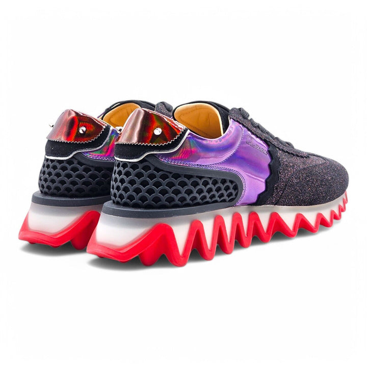 Christian Louboutin Loubishark Glitter Iridescent Sneakers - EU 43 / US 10 NWOB
