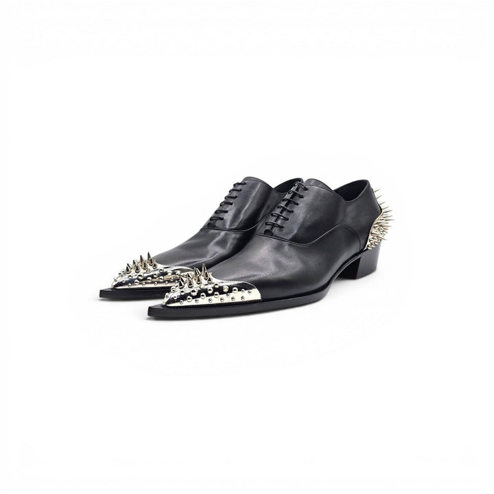 Christian Louboutin Cheliviss Meteor Leather Oxford Shoes EU 44.5 US 11.5
