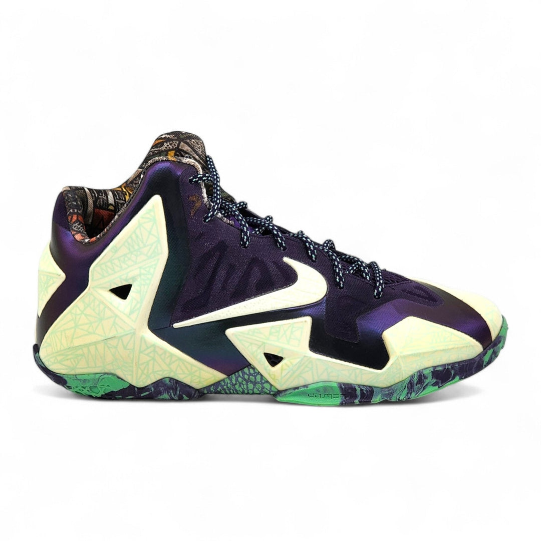 Nike LeBron 11 GS All Star 621712-701 Cashmere Green Glow Shoe EU 40 US 7Y - NWB