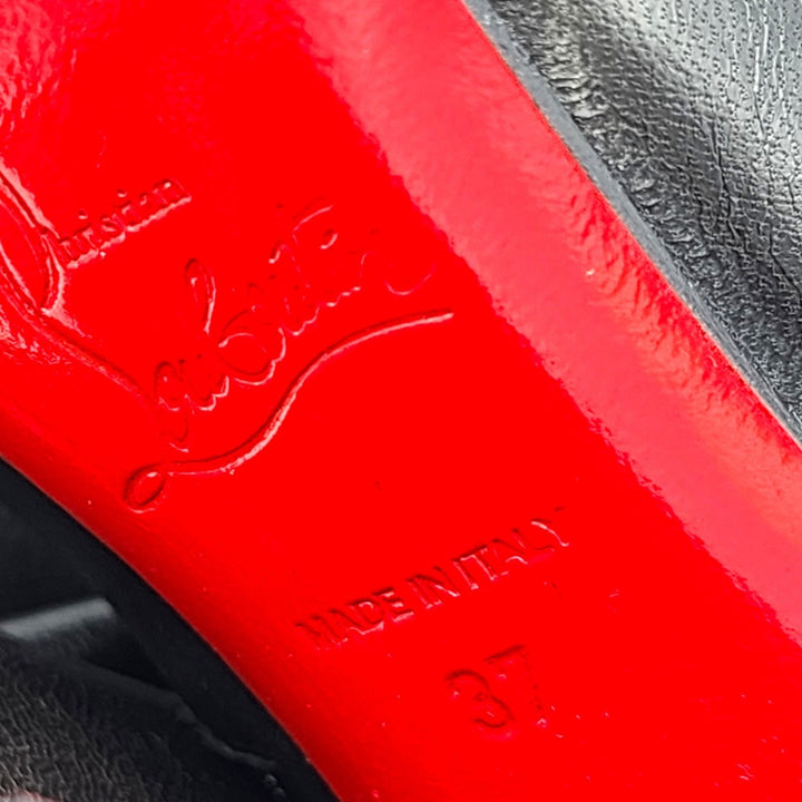 Christian Louboutin Kiss Me Gena Over The Knee Leather Boots EU 37 US 7 $1795