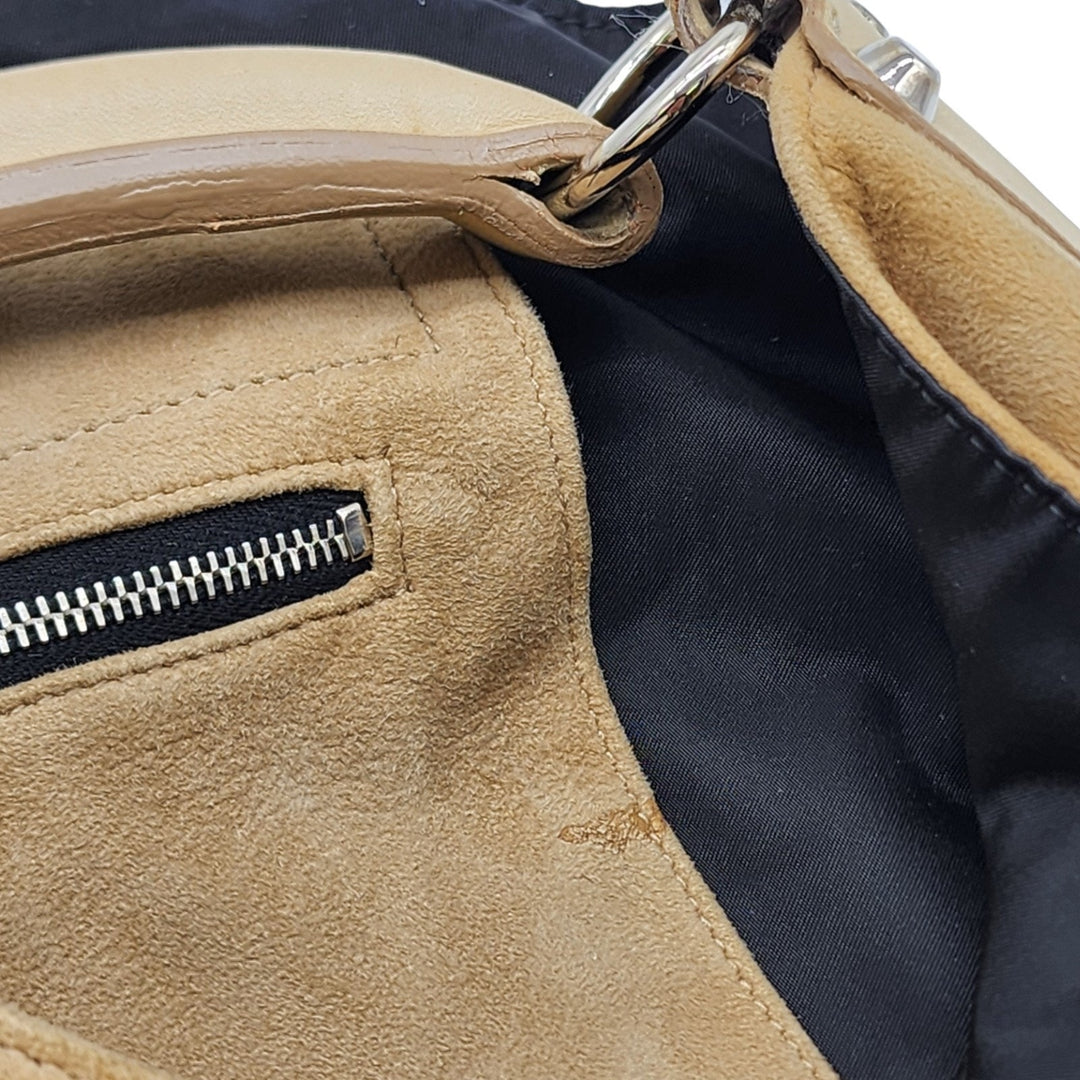 Balenciaga Paris Strike Hold Suede Hobo Shoulder Bag Collector's - Preloved