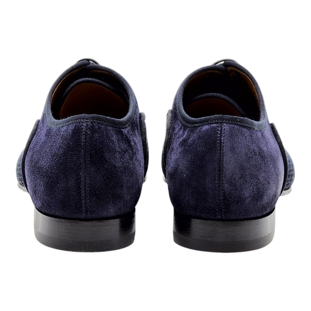 Christian Louboutin Greggo Oxford Leather Shoes Blue EU 41.5 US 8.5 - New $995