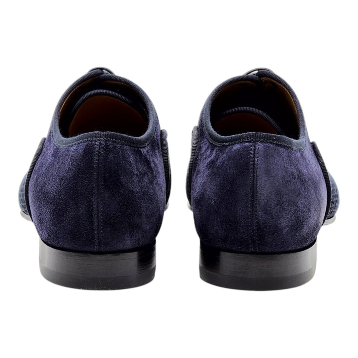 Christian Louboutin Greggo Oxford Leather Shoes Blue EU 41.5 US 8.5 - New $995