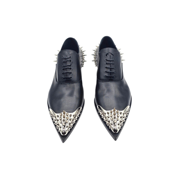 Christian Louboutin Cheliviss Meteor Leather Oxford Shoes EU 42.5 US 9.5 $2695